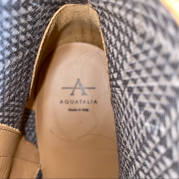 Aquatalia Fuoco Water Resistant Croc Embossed Leather Bootie NWT/Box - Picture 9 of 13